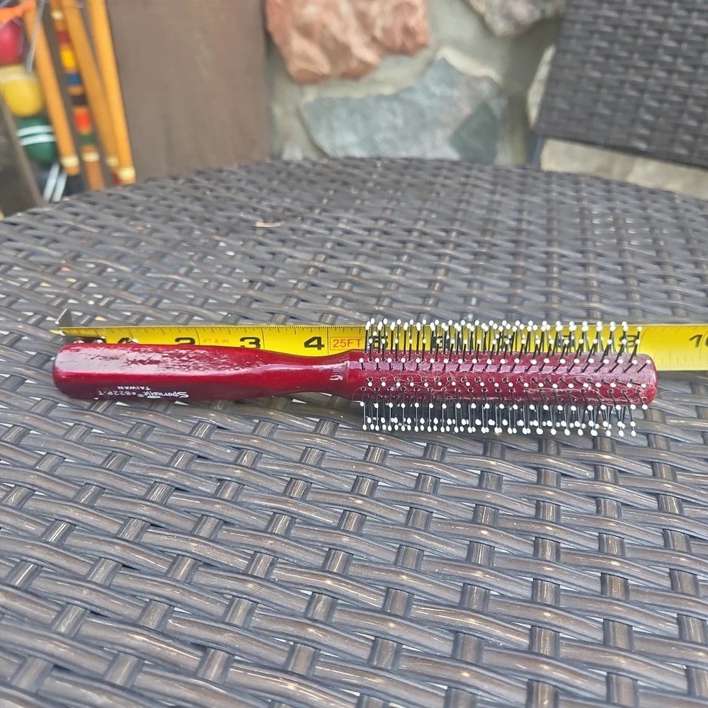 Spornette Vintage Round Tip Bristle Hair Brush #822 P-T Taiwan